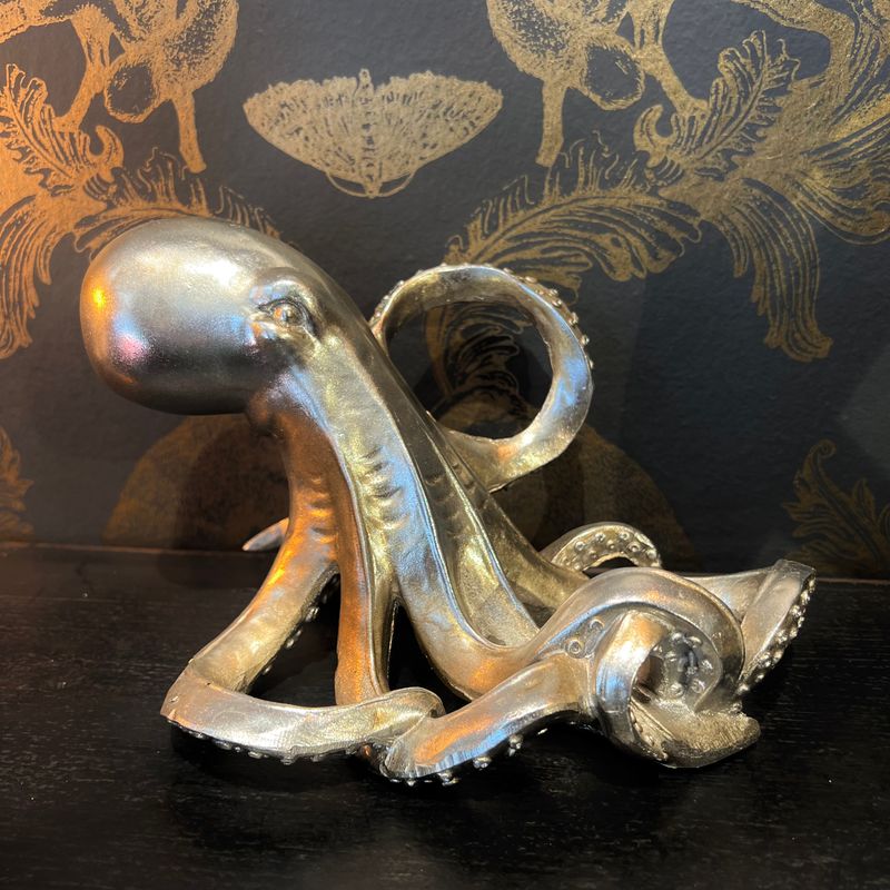 Vinholder Octopus sølv