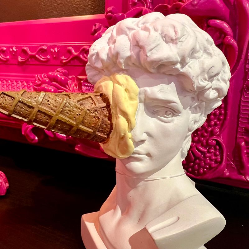 David Ice Cream dekorativ byste