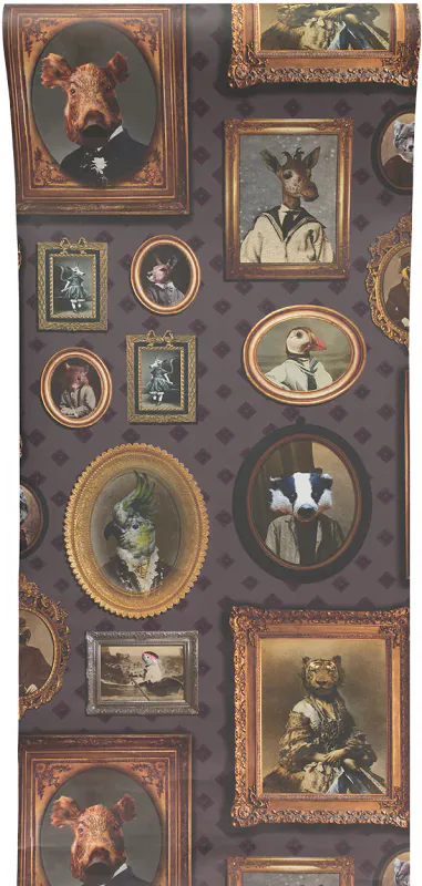 Portrait Gallery tapet mauve/lilla