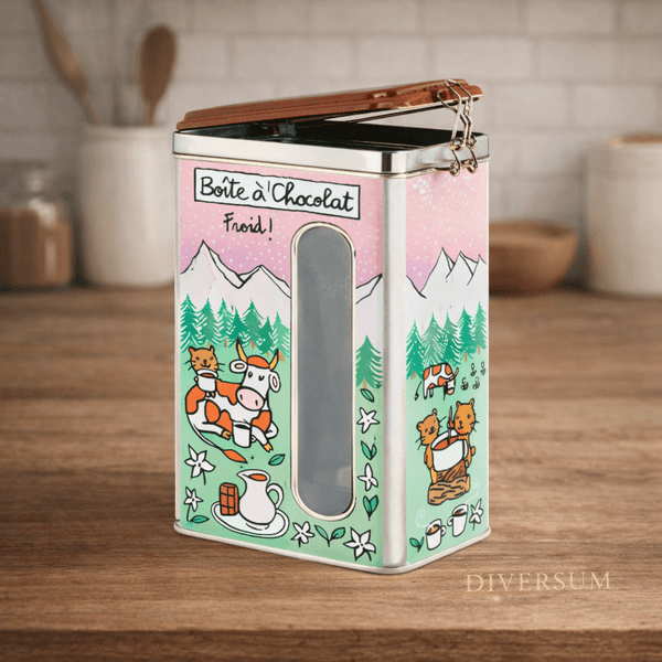 Hovedbilde Metallboks for oppbevaring av kakao Cacao ...