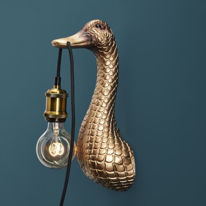 Hovedbilde Son of a Duck vegglampe gold