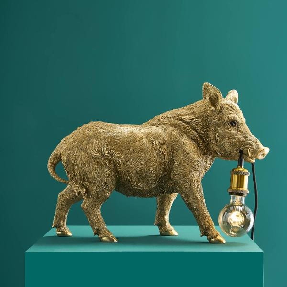 William villsvin bordlampe fra Werns