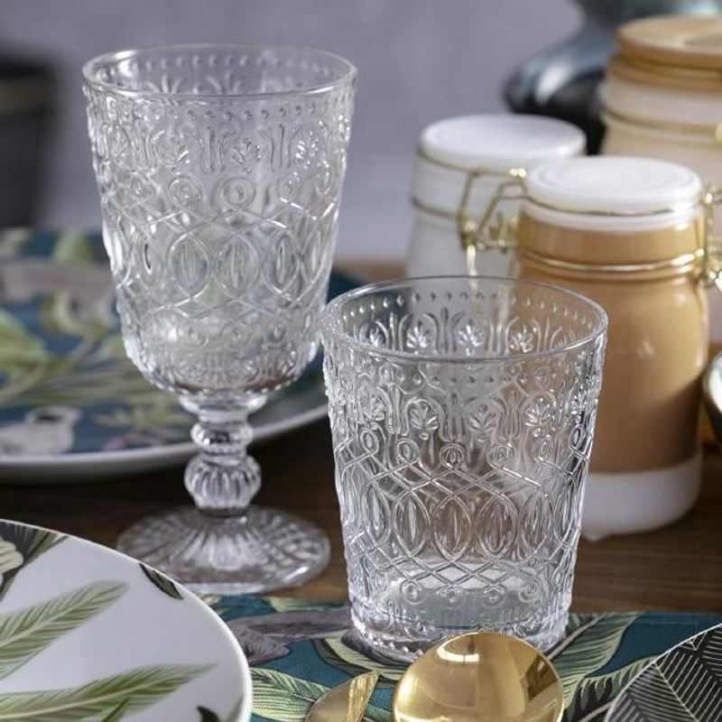 Vinglass New Marrakech med nydelig overflate, 6-pk