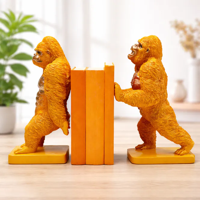 Hovedbilde Bokstøtter Gorilla Orange