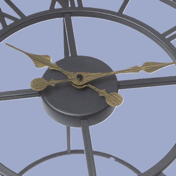 Hovedbilde Sidebord Roman Black med klokke