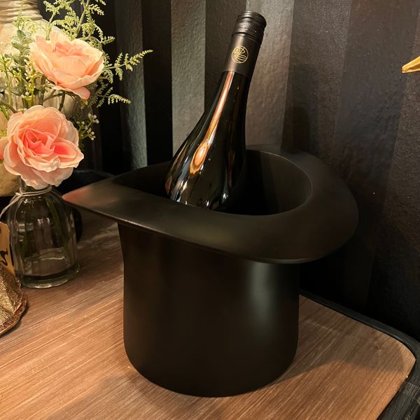 Hovedbilde Flosshatt isbøtte, vinkjøler Top Hat sort