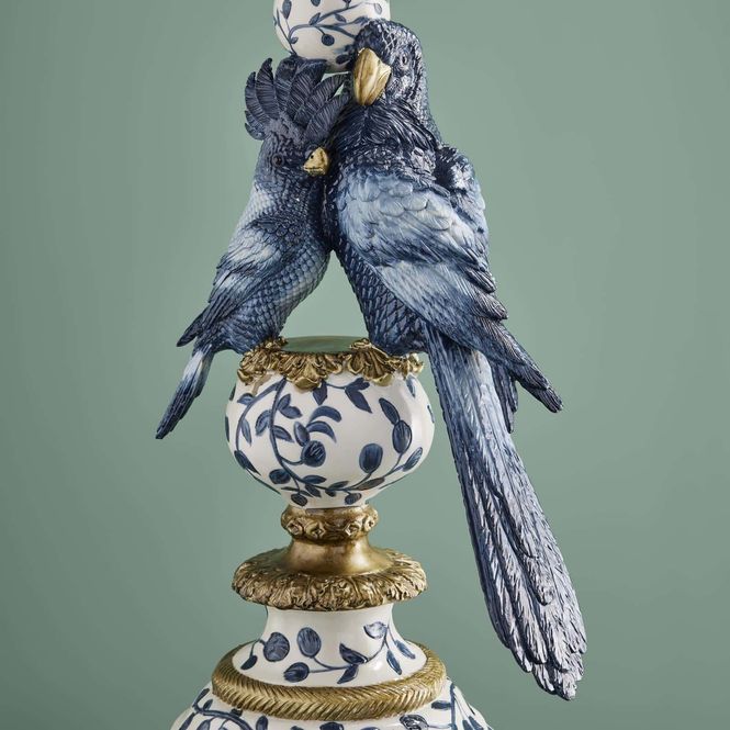 Hovedbilde Sidebord med papegøyer Parrot Blue