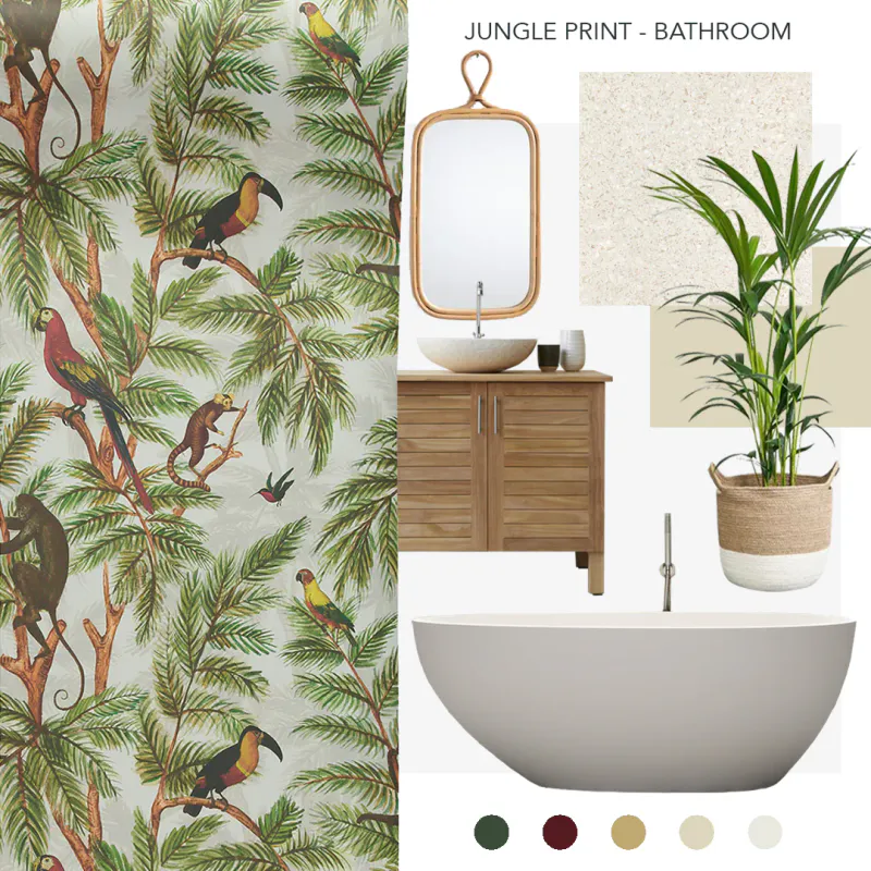Jungle Print tapet