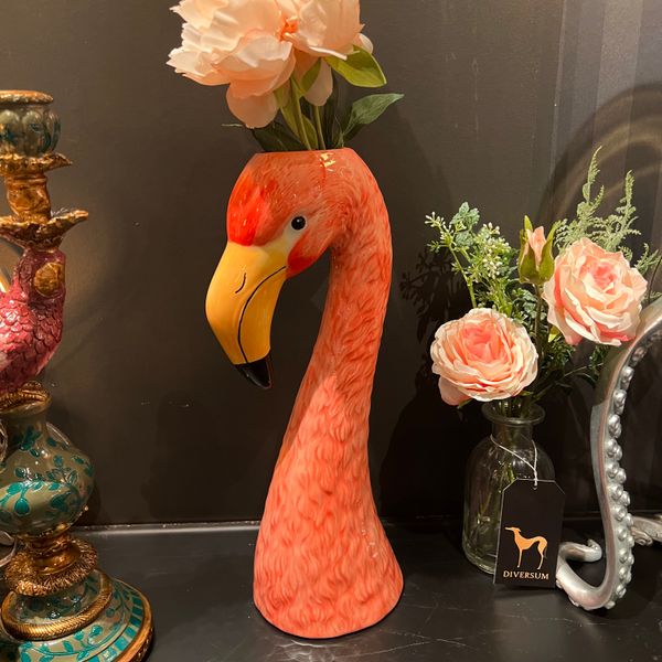 Hovedbilde Vase Rosa Flamingo stor
