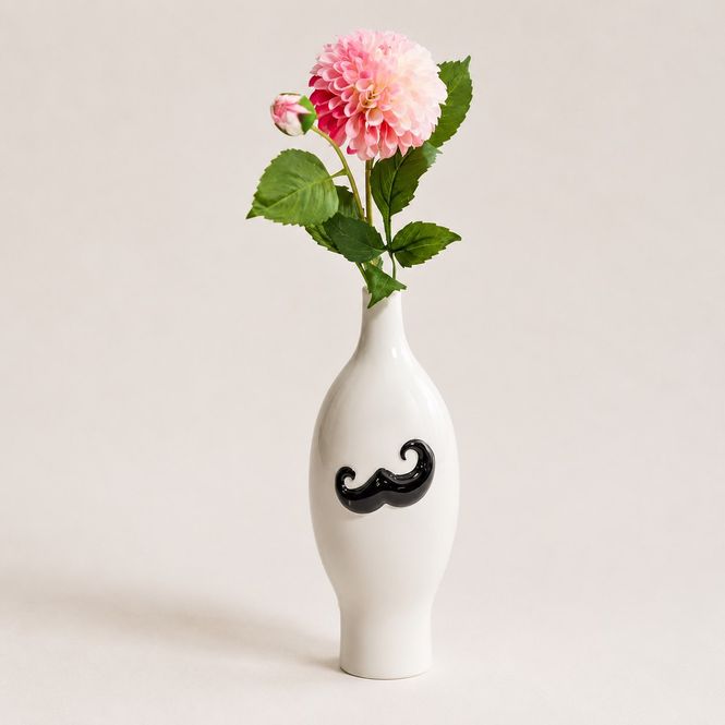 Hovedbilde Vase med bart Moustache 