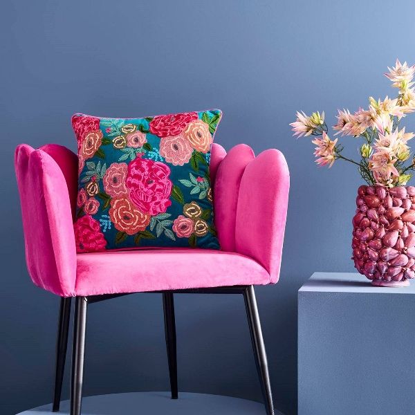 Hovedbilde Stol Marlene Pink i fløyel  WERNS